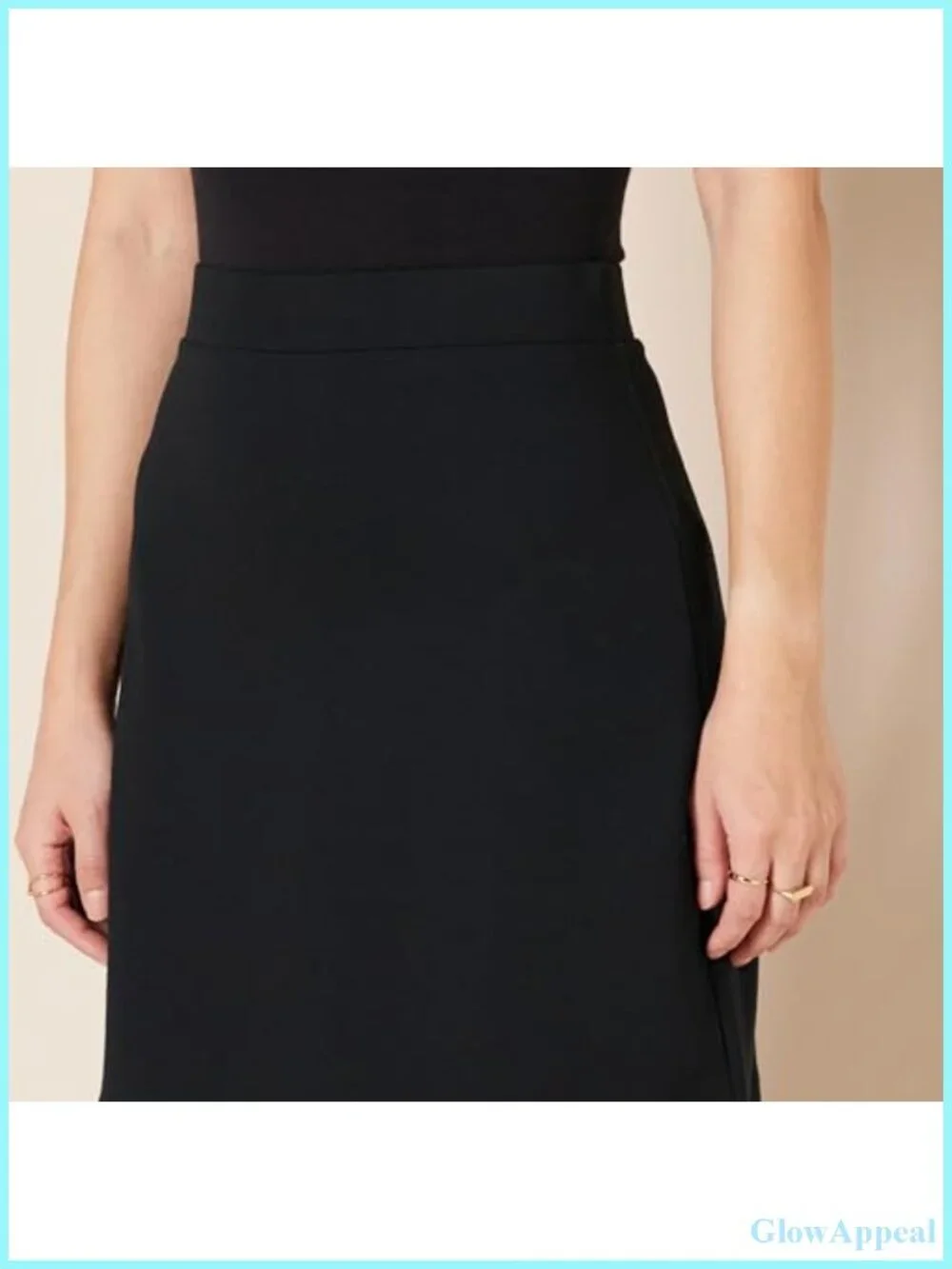 Women's Ponte Pull-On Mini A-Line Skirt Casual